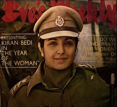 Kiran Bedi is truly an icon of heroism.