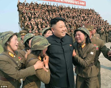 Kim jong-un Nordkoreas "älskade" och "populära" diktator