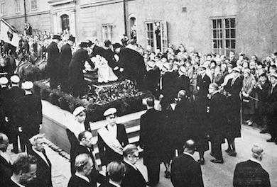 Dag Hammarskjölds statsbegravning i Uppsala (Wikipedia)