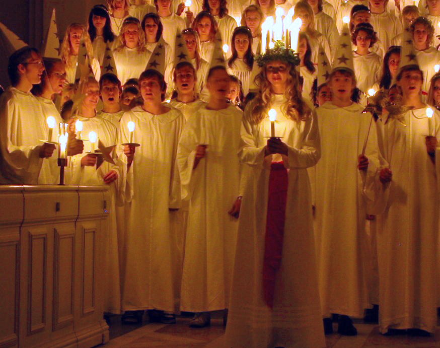 Luciafirande i svensk kyrka, Claudia Gründer, CC BY-SA 3.0, Wikipedia