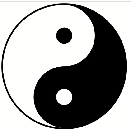 Yin och Yang symbol